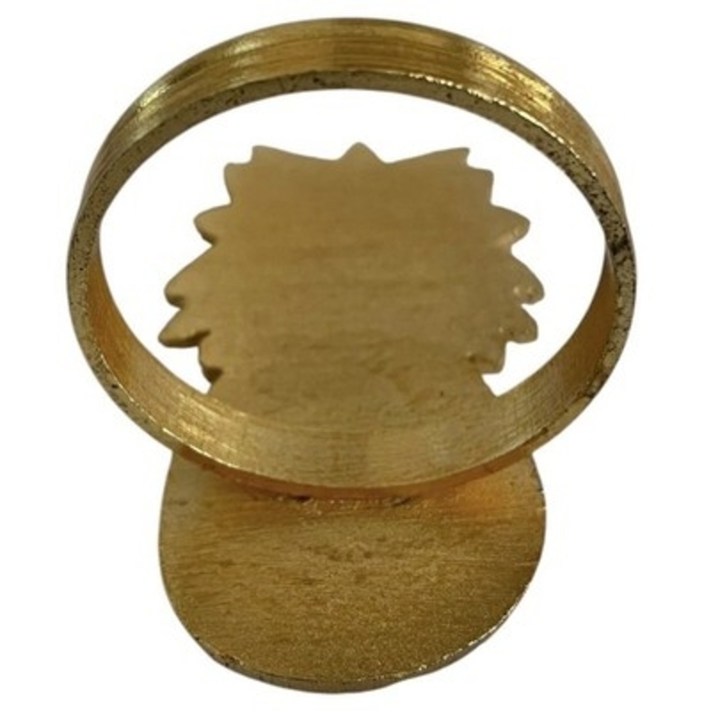 Gold Pineapple Metal Napkin Ring Holders Set of 9 New Wedding Dinner Decor NIP - Picture 2 of 3